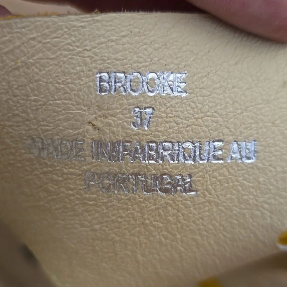 BOS. & CO BROOKE MAIZE YELLOW SUEDE FISHERMAN SANDAL 3